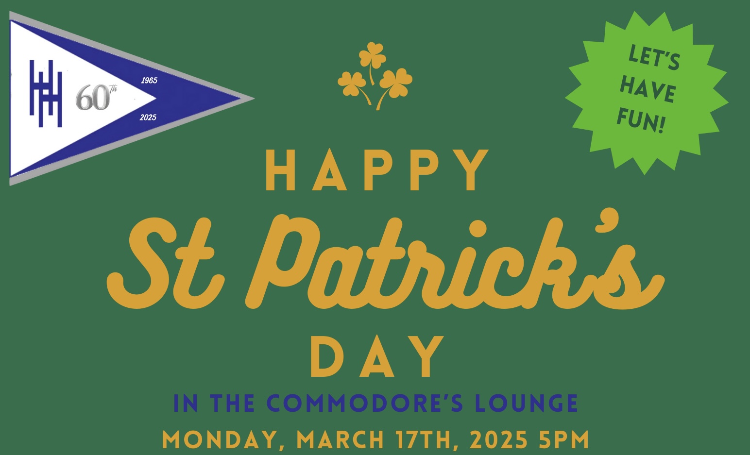 St. Patrick’s Day Party 3.17.25
